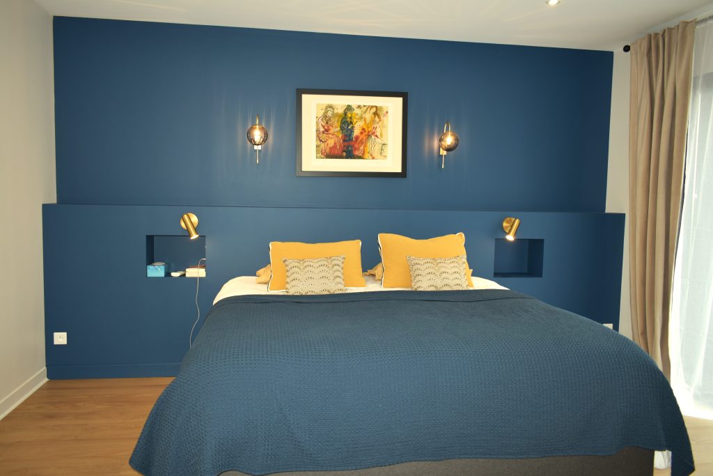 chambre bleu amour